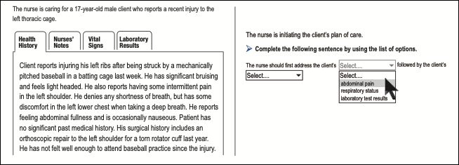 create-nclex-ngn-cloze-drop-down-items-examsoft