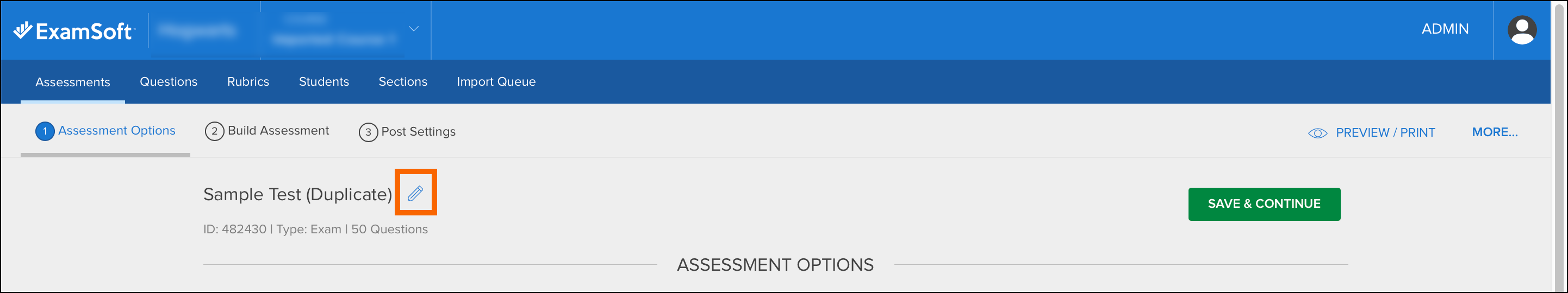 Enterprise Portal: Duplicate an Assessment (Linked and Unlinked) – ExamSoft