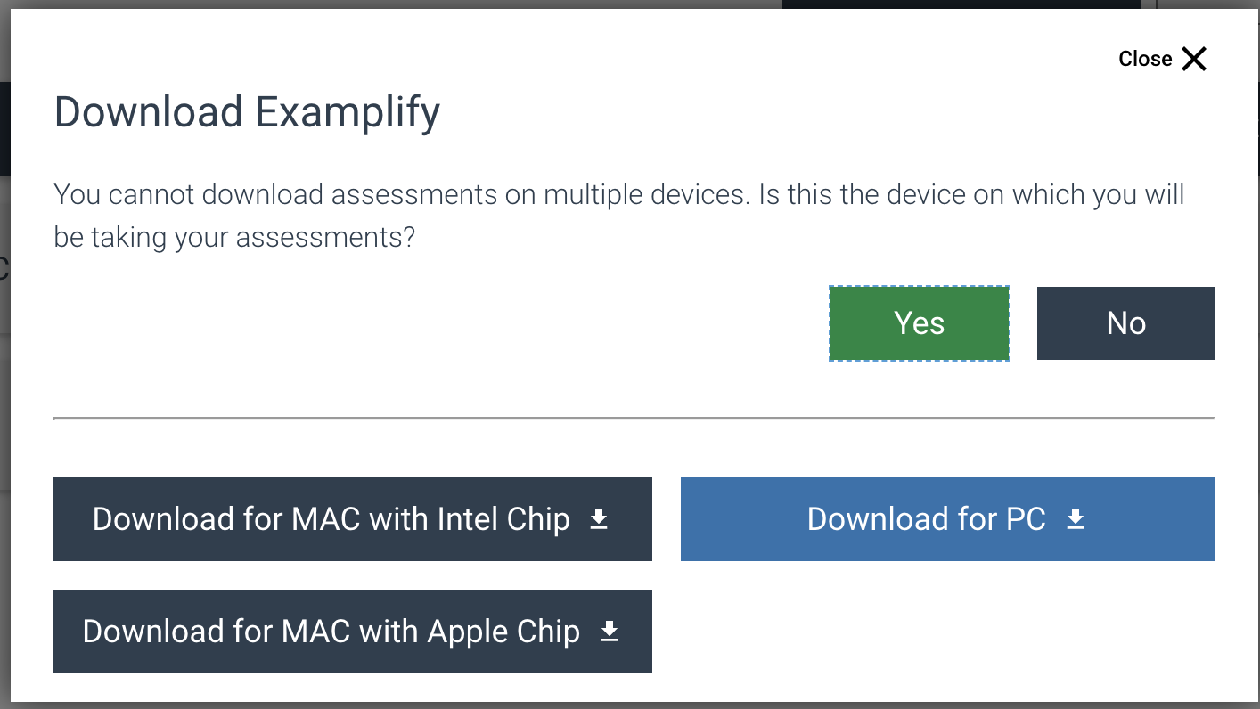 examplify download mac