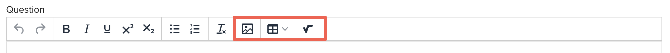 Question toolbar withcamera, table, sq root highlight.png